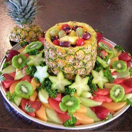 Composition de légumes et de fruits